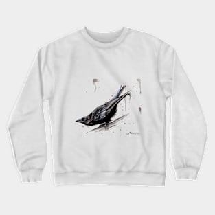 Gothic Raven Art Crewneck Sweatshirt